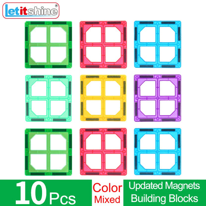 Montessori Magnetic Toys Education Stem Developmental Building Blocks Magnet Tiles Construction Bricks Kids Baby Boy Puzzle Game