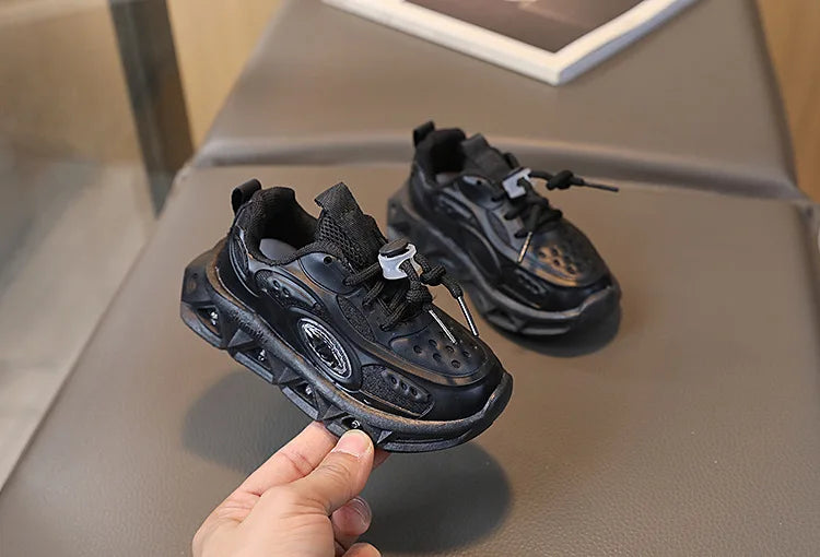 Baby Shoes2023 Spring Autumn New Boys and Girls Light Up Clunky Sneaker Small and Medium-sized Children's Soft Soled Baby Shoes.