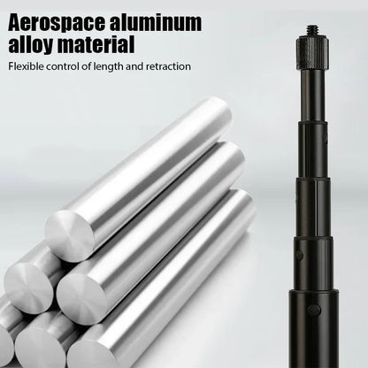 1.2m Ultra-Long Carbon Fiber Invisible Selfie Stick For Insta360 X3/X2/for DJI Action 3/GoPro Camera Invisible Selfie Stick.