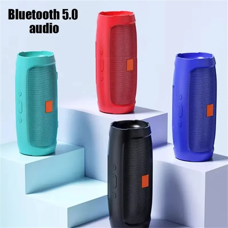 Portable Subwoofer Bluetooth Speakers Outdoor Stereo Surround Waterproof Loudspeaker Wireless Sound Box Support FM Radio TF Card.