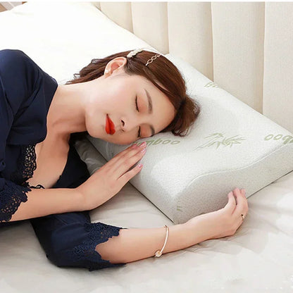 Orthopedic Reverse Traction Pillow Protects Cervical Vertebra and Helps Sleep Single Neck Pillow Can Be Machine Washable 48X74cm