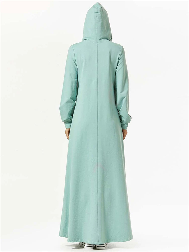 Ramadan Eid Green Abaya Damen Dubai Islamic Prayer Clothes Women Muslim Dress Kebaya Kaftan Robe Musulmane Caftan Marocain Femme.