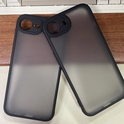 Frosted Translucent Case for iPhone 16E Matte Hard Cover Drop Protection Shockproof Frosted Translucent Phone Cover Anti-Scratch.