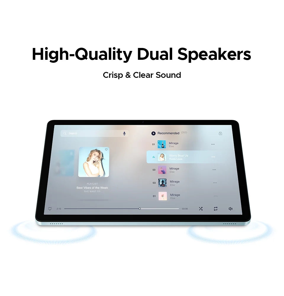 Doogee Tab A9 Pro+ Tablet Pc 11-Inch Android 15 30Gb Ram(6+24) 128Gb Rom 8580Mah Battery Widevine L1 Support Tablet Dual Speakers