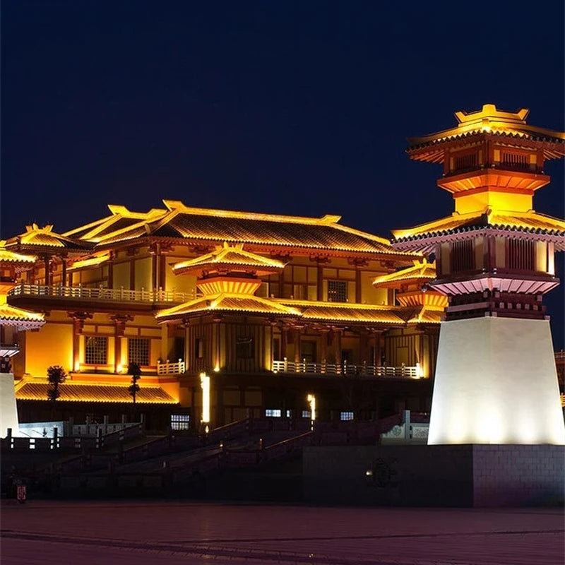 360° Glowing Round LED Neon Tube Rope Lamp Flexible Silicone Diffuser Channel WS2811 WS2812B Soft IP65 Outdoor Tape Strip Lights