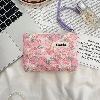 Cute Travel Cosmetic Lipstick Earphone Card Small Portable Storage Bag Purse Mini Makeup Handbags Pouch Organizer In Make Up Bag