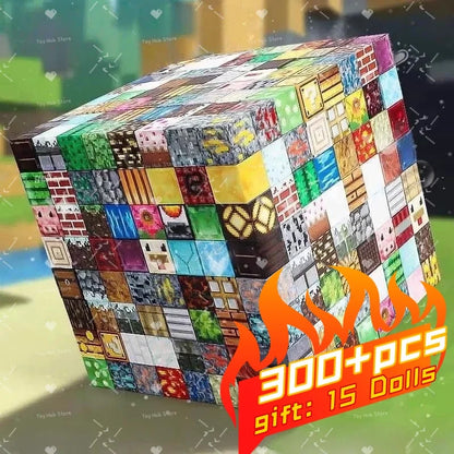 500pcs DIY Magnetics Building Blocks Mini World Magnetic World Kids DIY Model Building Blocks Puzzle Blocks For Children's TOYS.