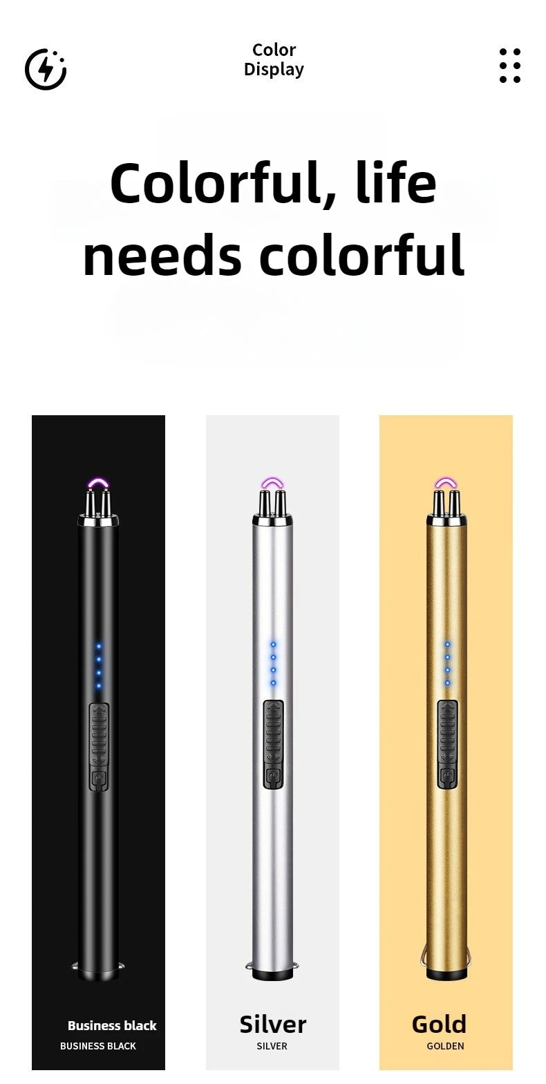 Aromatherapy Candle Extended Gas Stove Gas Electronic Charging Igniter, Household Ignition Gun Igniter Lighter.