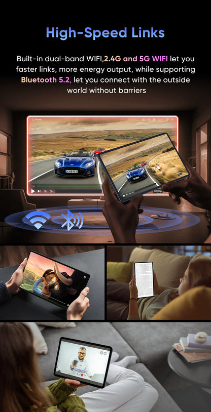 N-ONE NPad X1 Tablet PC 8GB RAM+128GB ROM 10.95'' 2000*1200 FHD IPS Android 13 4G LTE 8-Cores MTK G99 Fast Charging WIFI BT5.1