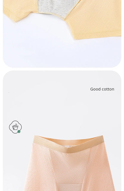 4pcs Women's Safety Pants Physiological Underwear High Waist Shorts Panties For Women Plus Size No Trace Leggings Safety Panty