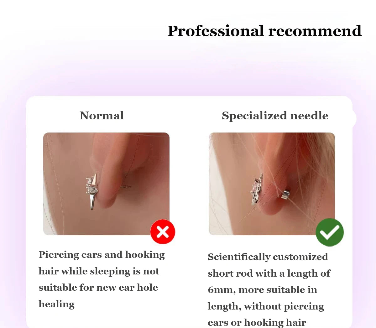 1 PCS Cute Pink Zircon Crystal Ear Bone Nail 316L Medical Titanium Steel Star Stud Earrings for Women Y2K Punk Piercing Jewelry.