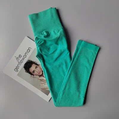 Nahtlose Damen-Leggings mit hoher Taille, schnell trocknend, elastisch, für Yoga, Fitness, Fitnessstudio, Jogginghose, Push-up-Leggings, Sportbekleidung.