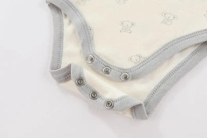 Kiddiezoom 3-teiliges Sommermode-Cartoon-Body für Jungen und Mädchen, weiche Onesies für Neugeborene.