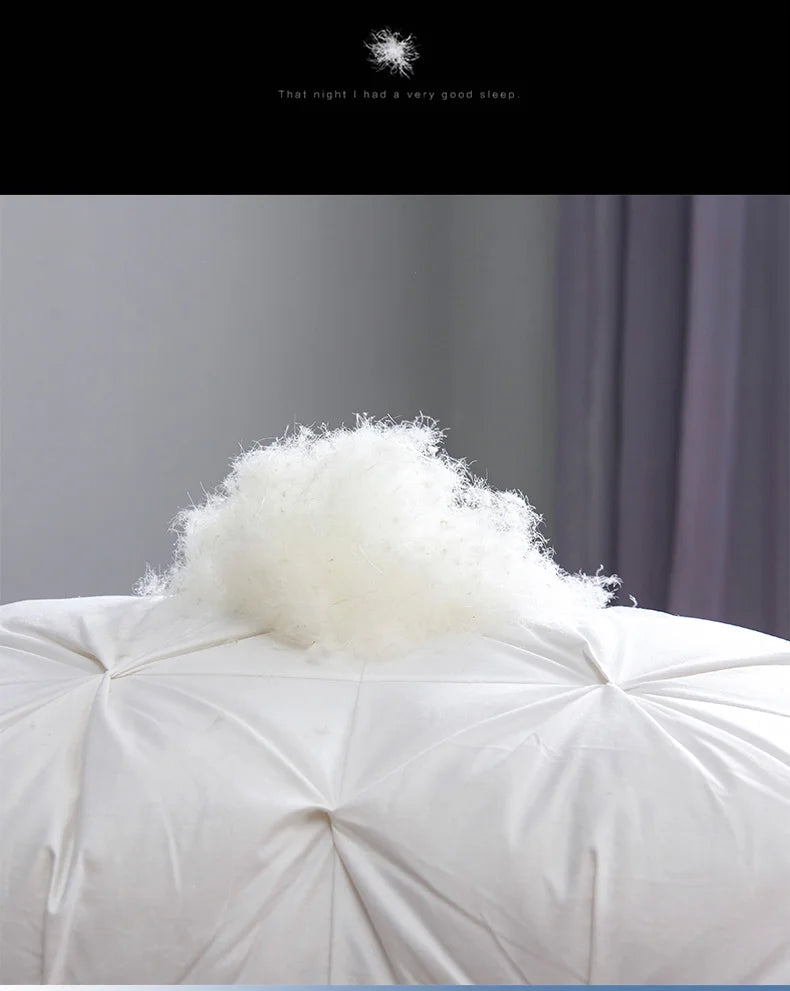 Goose Down Soft Duvet Luxury Blanket King Queen Twin Size Comforter Bedding Filler Bread Shape Super Warm Quilt.