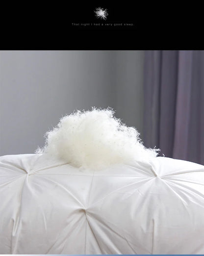 Goose Down Soft Duvet Luxury Blanket King Queen Twin Size Comforter Bedding Filler Bread Shape Super Warm Quilt.