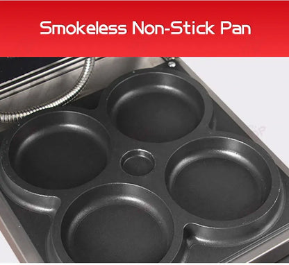 ITOP DM-4P Electric Mini Pizza Waffle Maker Tortilla Waffle Oven 4pcs Round Mold Electric Oven Round Pancake Machine.