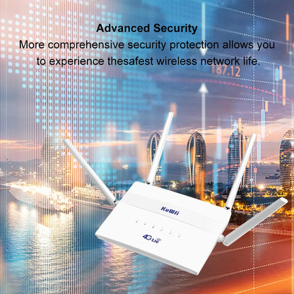 KuWFi 4G LTE Router 750Mbps Home Hotspot Support 32 Users Wifi Router LAN WAN Roteador 2.4G 5.8G Dual Band With SIM Card Slot.