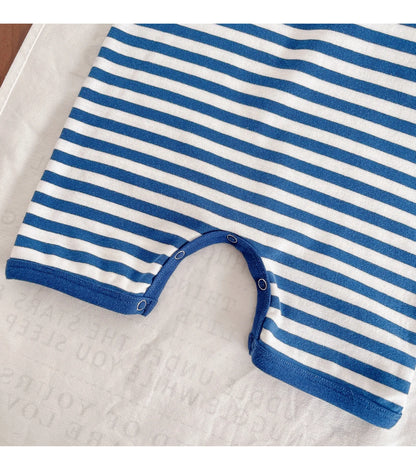 Baby Streifen Body Sommer Neugeborenen Baumwolle Kurzarm Strampler Kleidung Infant Mädchen Jungen Overalls Kinder Einteiliges 0-2 jahre.
