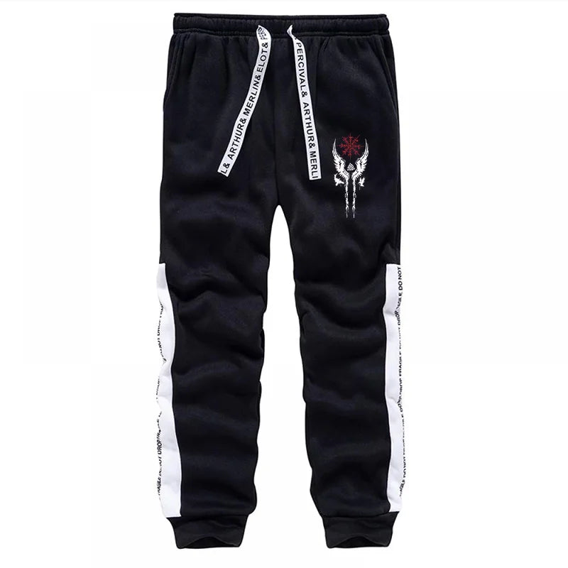 Mens Tracksuit Printed Casual Sweatshirts Sweatpants Single Piece Versatile Hoodie Pants Gym Sports Jogging Mens Clothing 2025.