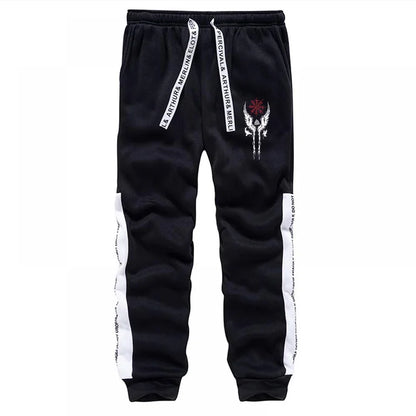 Mens Tracksuit Printed Casual Sweatshirts Sweatpants Single Piece Versatile Hoodie Pants Gym Sports Jogging Mens Clothing 2025.