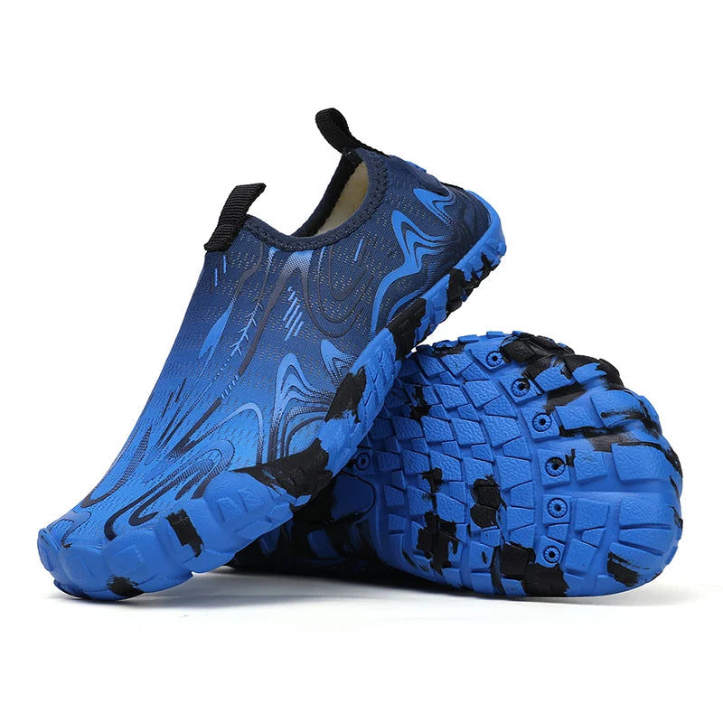 Kids Students Barefoot Quick-Drying Beach Swimming Aqua Shoes Boys Girls Fitness Running Shoes Summer Parent-child Water Shoes.