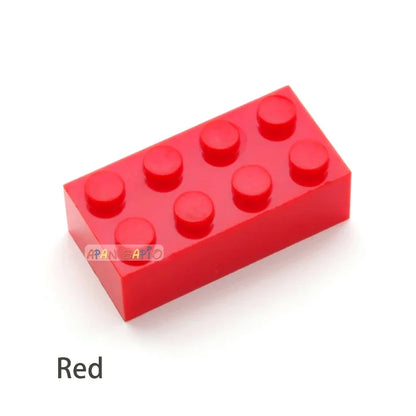 300pcs 2x4 Dot DIY Building Blocks Thick Figures Bricks Educational Creative Size Compatible With 3001 Plastic Toys for Children