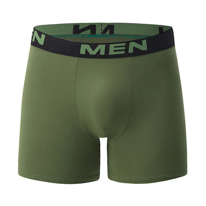7-teilige Herren-Unterwäsche mit gemischter Farbkombination, lange Unterwäsche, mehrere Größen, Freizeit, Sport, bequeme Boyshort-Shorts in Übergröße für Teenager