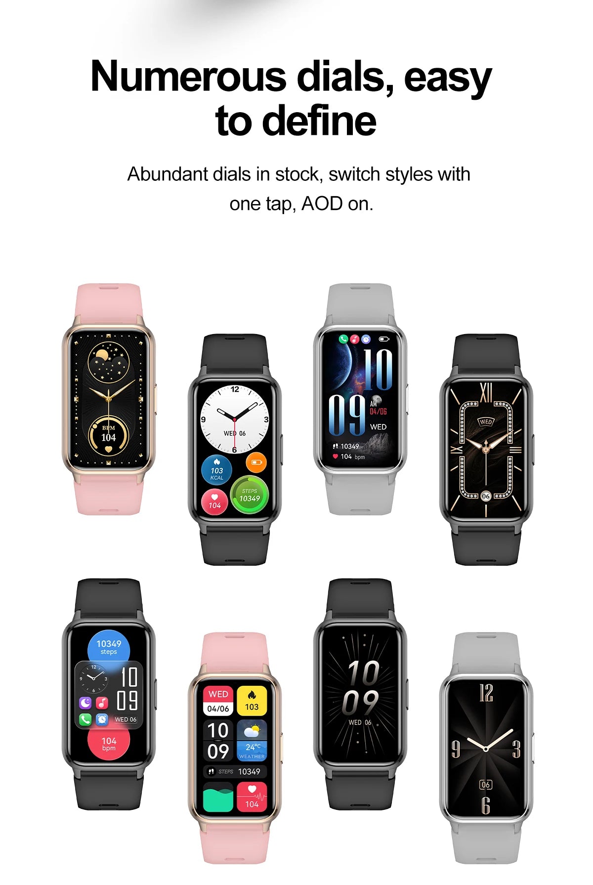 2025 New Grade Nursing Smart Watch AMOLED Blood Oxygen ECG + PPG Blood Pressure Body Temperature Bluetooth Health Smartwatch.