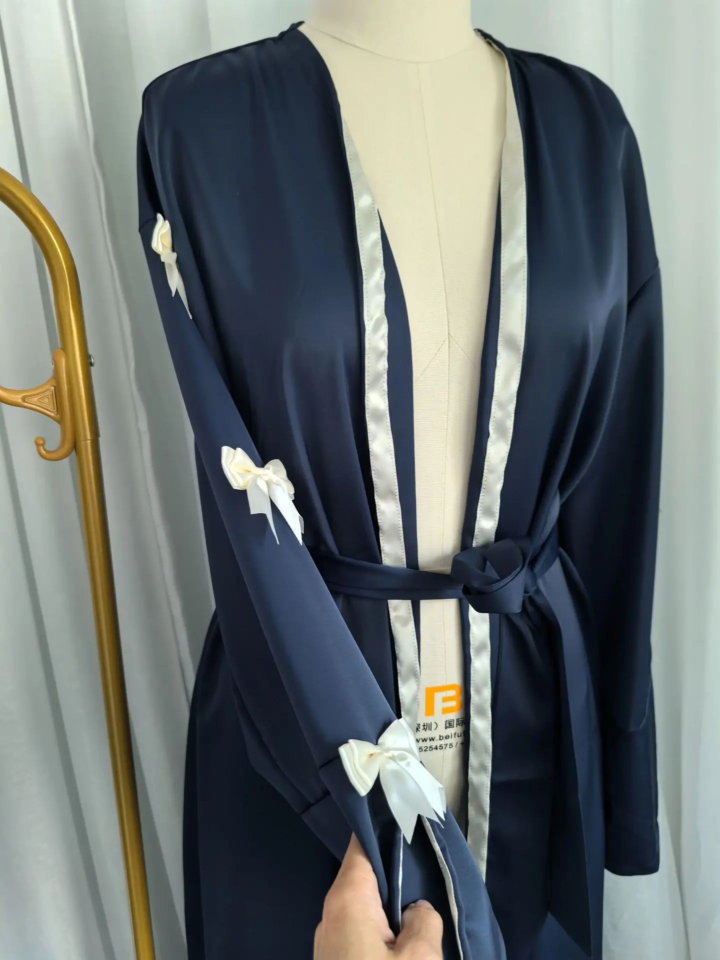 Eid Muslimischen Bogen Abaya Frauen Kleider Jalabiya Vestidos Largos Split Hülse Ramadan Marokko Dubai Lange Robe Party Islam Kaftan 2025.