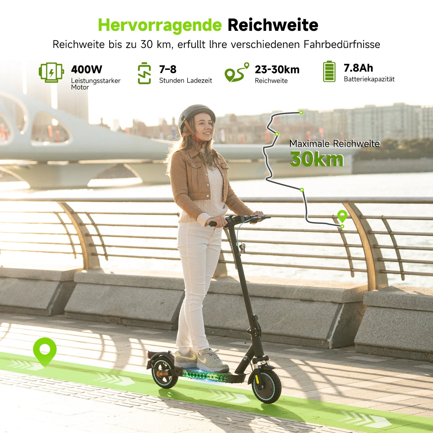 RCB EV85F (ABE) Adult EScooter 400W Motor Foldable E-Scooter 36V 7.8AH 8.5” Road Tire Commuting Electric Scooter.
