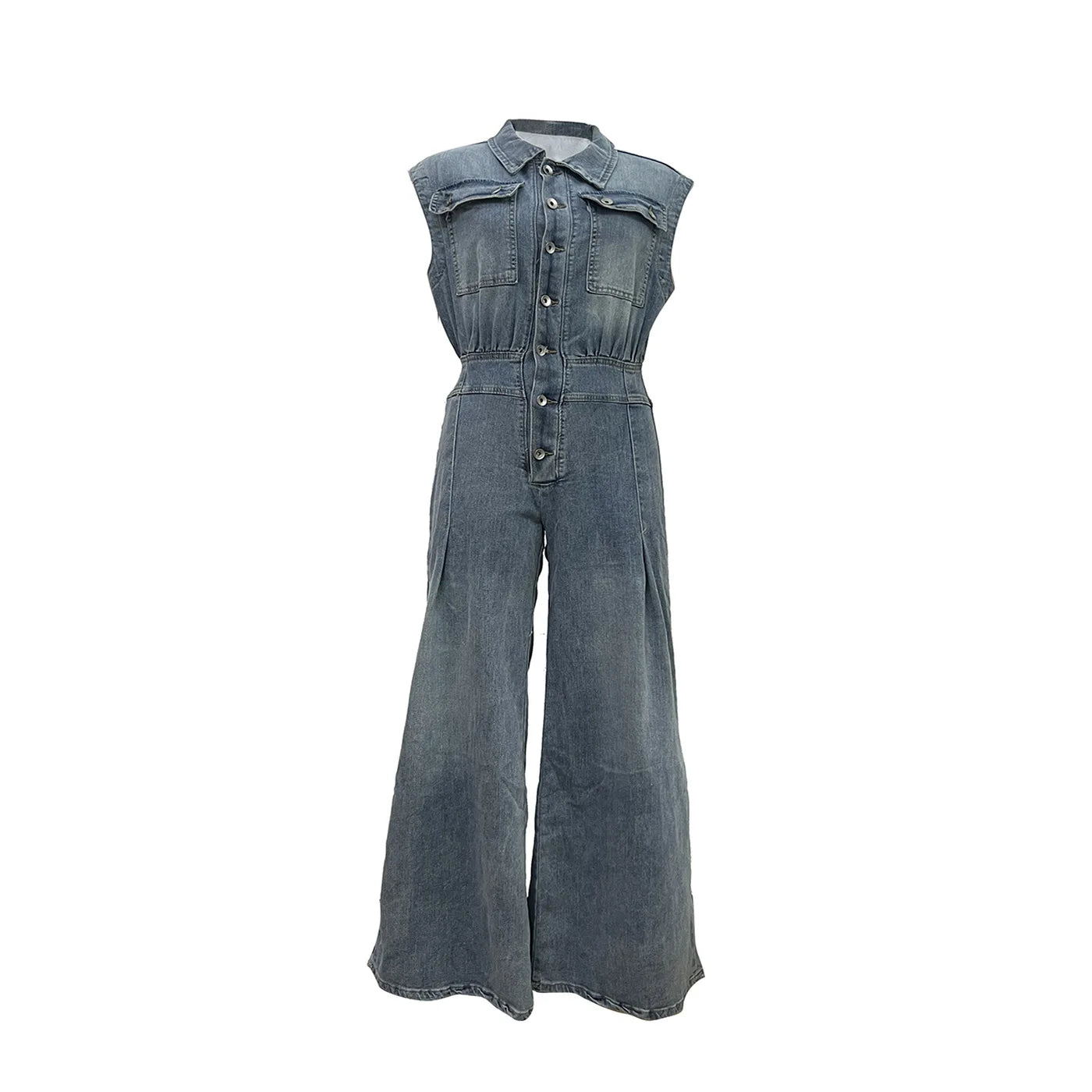 Denim Jumpsuit Women Loose Vintage Preppy Style Overalls Female Fashion Streetwear Chic Popular Harajuku 2025 Drop Shipping.
