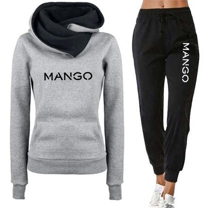 Women's Hoody Tracksuit 2pcs Set Autumn Winter Daily Casual Sporty Jogging Suit Hoodie Sweatpants Ladies Home Outdoor Outfits.