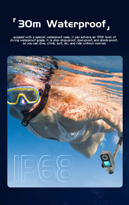 SJCAM C300 4K Action Camera Touch Screen 6-Axis Gyro Stabilization 30m Waterproof 1000+2800mAh Battery 460Min Recording.