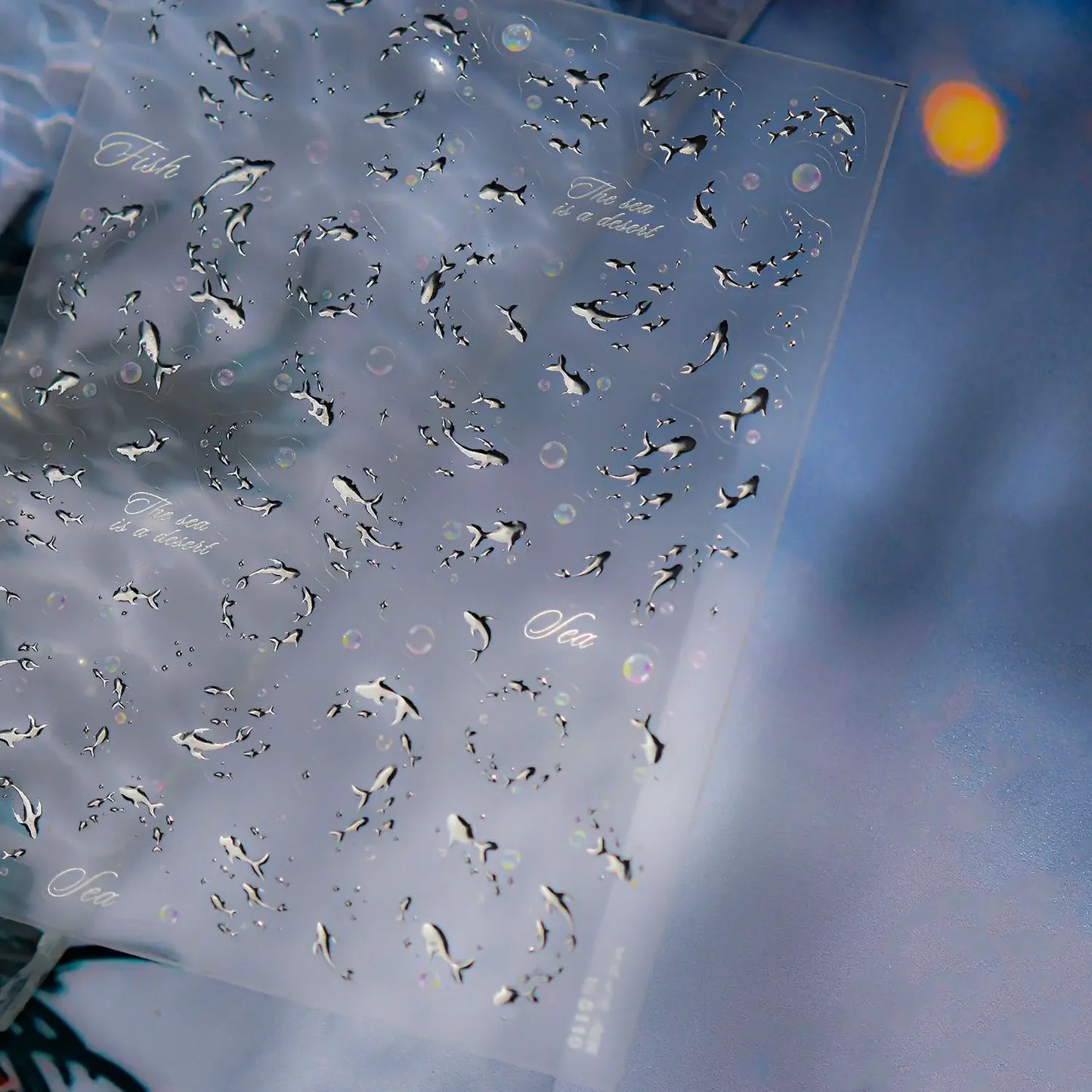 Ocean Theme 5D Nail Sticker Summer Beach Seashells Starfish Conch Scallop Shell Coral Self Adhesive Decoration Manicure Decal