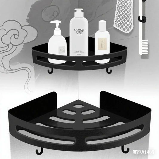 Badezimmer-Shampoo-Halter, Badezimmer-Eckregale für die Dusche, Make-up-Aufbewahrungsregal, Organizer-Regal für die Dusche ohne Bohren