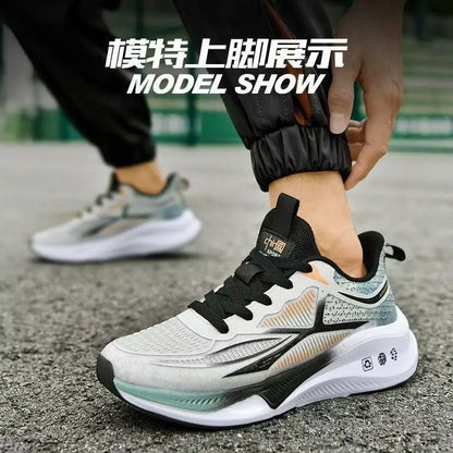 Outdoor Men Running Shoes Breathable Male Casual Walking Sneakers Lightweight Sport Shoes Comfortable Athletic Training Footwear