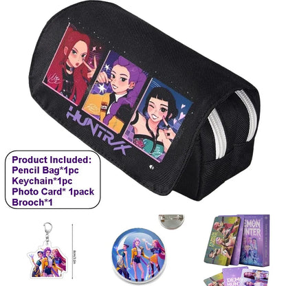 Kpop Demon Hunter Federmäppchen Cartoon Huntrix Federmäppchen Student Stiftetui Schule Schreibwaren Box.