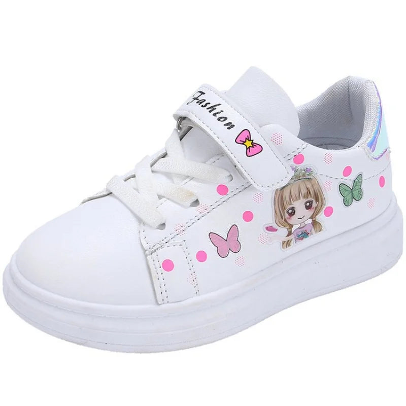 zapatillas Kid Shoe Kid Casual Shoe Spring 2023 New Kid sneakers Shoes Leather Upper Girl Shoe Kid Small White Shoes Board Shoes.
