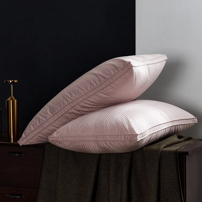 100% Goose Down Pillows Neck Pillows for Sleeping Bed Pillow 100% Cotton Cover with Goose Donw 1pc Hotel Collection Soft Comfort
