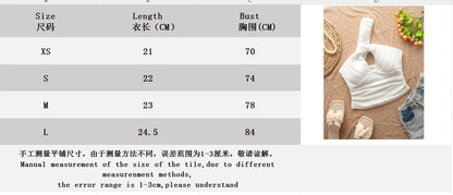 One shoulder openwork off-the-shoulder water ripple asymmetrical bandeau top.