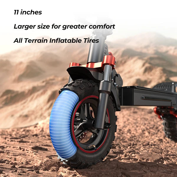 ISCOOTER IX5S Electric Scooter for Adults 1000W Motor E-Scooter 48V15AH Battery 11 Inch Off Road Tire Electric Off Road Scooter.