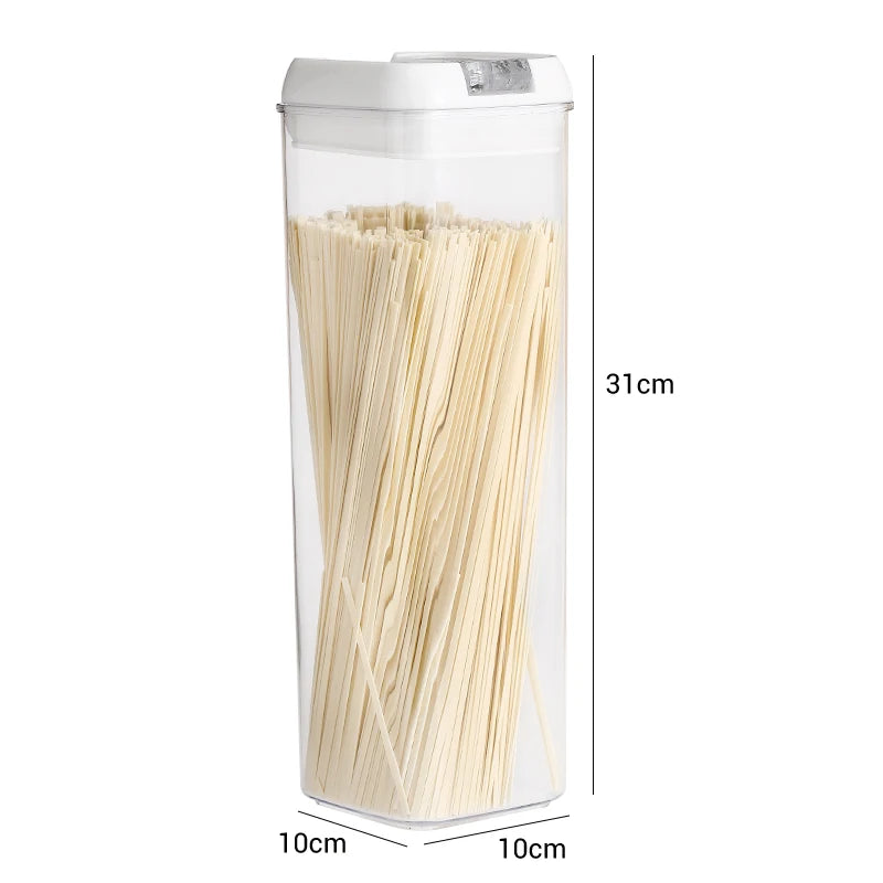 FAIS DU Food Storage Jar With Lid Kitchen Container Kitchen Organizer Stackable Dustproof Moisture Resistant Kitchen Accessories