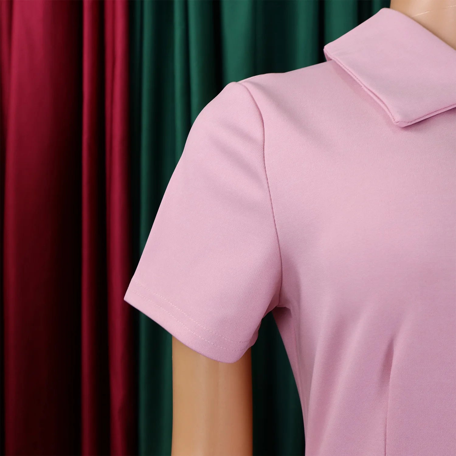 Elegante Kirchenkleider für Frauen, plissiert, A-Linie, kurze Ärmel, unregelmäßige Länge, edle, bescheidene afrikanische Kleider, Party-Anlass, weiblich.