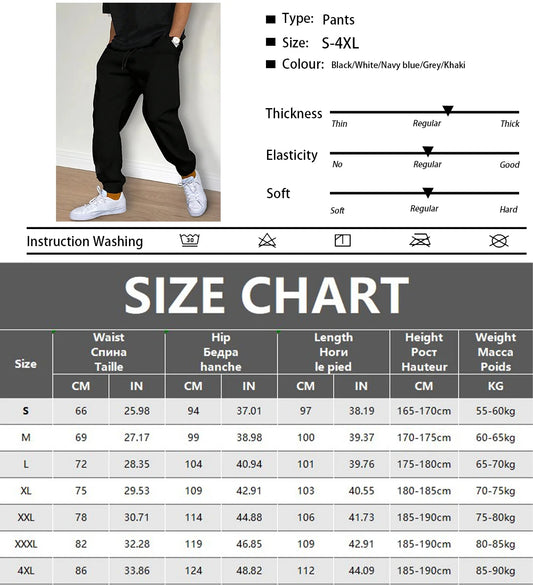 Men's Pants Casual Fashion Sports Pants Gym Sport Trousers for Men Jogger SweatpantsRunning Workout Jogging Long Pants.