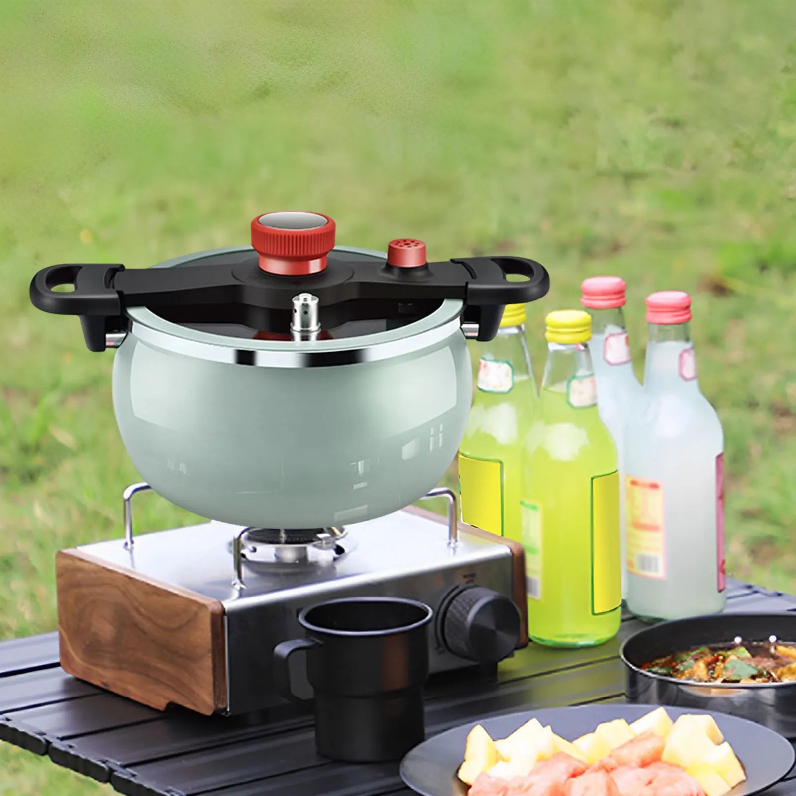 7L Pot Variable Pressure Soup Pot Micro Pressure Pot Household Multi-Functional Non Stick Stewing Gas Induction Cooker Universal.