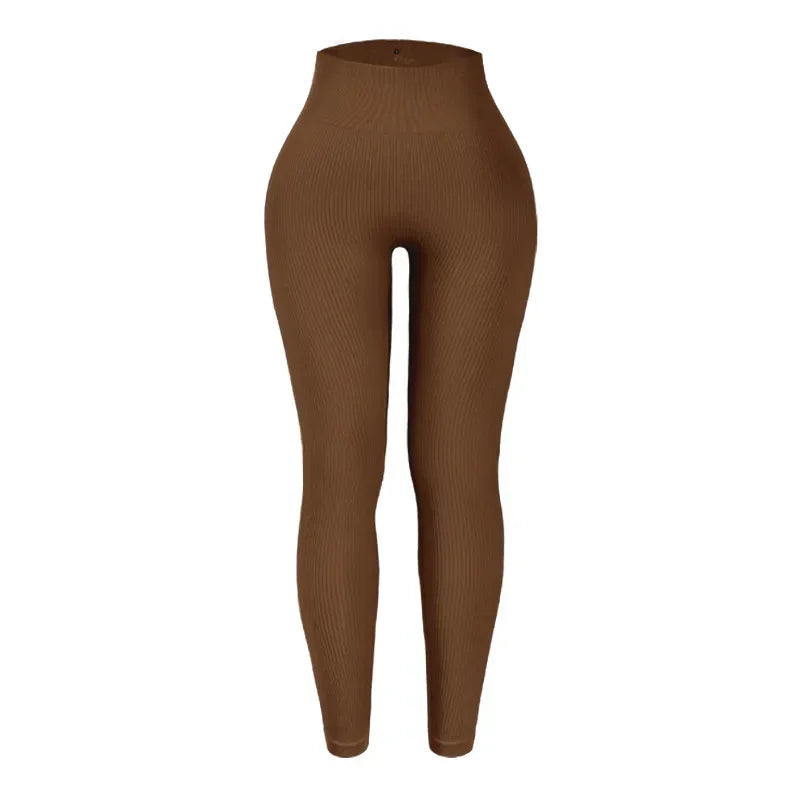 Thread Knited Leggings Frauen Nahtlose Dünne Strumpfhosen Gym Training Laufen Hohe Taille Hüfte Heben Hohe Elastische Yoga Fitness Hosen.