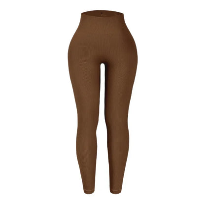 Thread Knited Leggings Frauen Nahtlose Dünne Strumpfhosen Gym Training Laufen Hohe Taille Hüfte Heben Hohe Elastische Yoga Fitness Hosen.