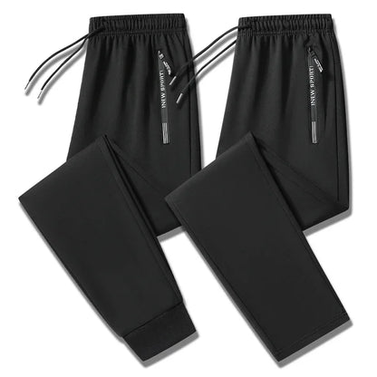 Men's Plus Size M-8XL Casual Loose Sports Pants Straight Leg Harlan Long Trousers Spring Autumn Long Pants Male Clothing 145KG.
