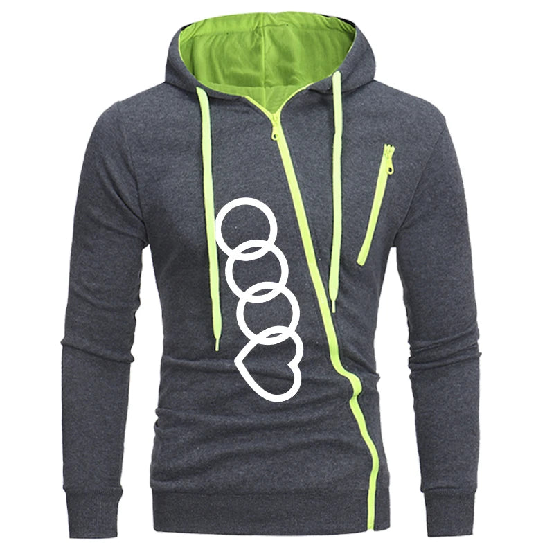 Pant Sets men's Zipper Sweatshirt Suit Hooded Zip-up Man Clothes for Men Winter Tracksuit Sets Sweatsuit Set Men's Hoodies Male.