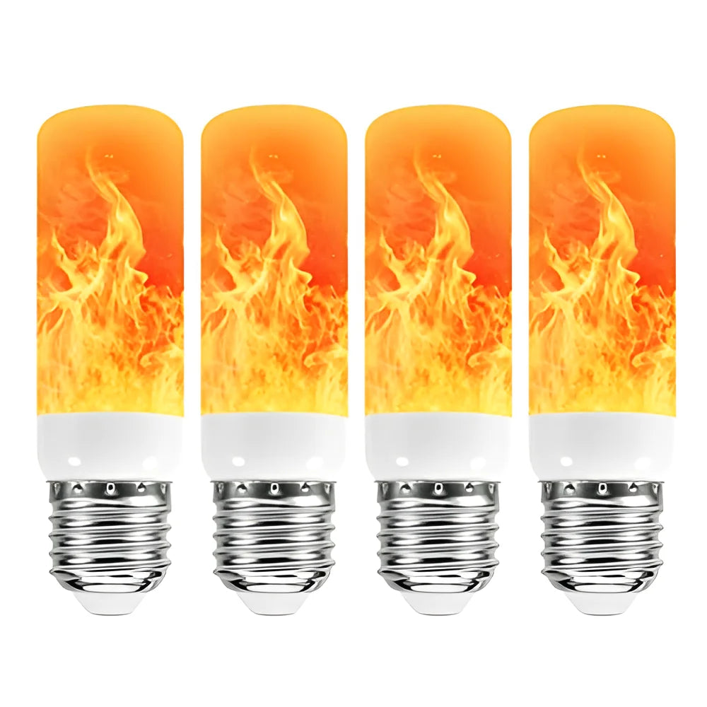 USB LED E27 Flamme Glühbirne Feuer E14 lampe Mais Birne Flackern LED Licht Dynamische Flamme Wirkung 3W 5W 7W 9W 110V-220v für Home Beleuchtung.